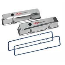Small Block Chevy V8 Bow Tie Aluminum Valve Covers Gaskets