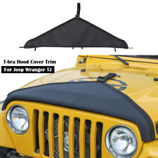 Front Hood Bra Cover T-style Protector Decoration For Jeep Wrangler Tj 1997-2006