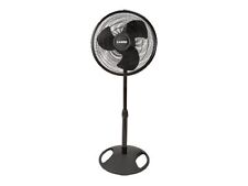 Lasko 16 In. Oscillating Pedestal Stand Fan In Black 90-degree Oscillation Range