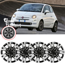 For Fiat 500 2010-2019 Set Of 4 15 Tire Hub Caps Wheel Cover R15 Rim Snap-on Us