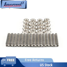 Stainless Steel Bolts Exhaust Manifold Header Stud Kit For Ford F150 4.65.4l V8