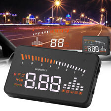 3 X5 Projector Hud Head Up Display Speed Fuel Warning Obd Ii Speedometer Auto