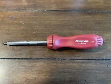 New Snap-on 100th Anniversary Ratcheting Screwdriver Ssdmr4bmrz With 5 Bits