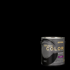 Rust-oleum Studio Color Black Exterior Paint Primer Satin Finish 2-pack