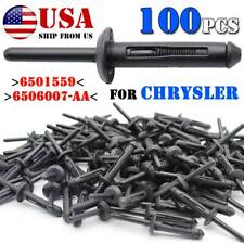 100x Pop Blind Rivets Clip Wheel Fastener Arch Side Skirts Sill Cover Plastic Us