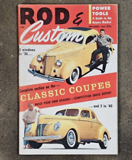 Hot Rod Custom Magazine 1959 How To Moon Valve Covers 1955 Olds Ford Coupes