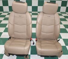 19 Escalade Tan Leather Dual Power Heated Cooled Bucket Seats Screen Dmg Oem