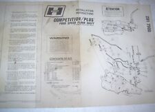Hurst Comp 4 Speed Instrictions 291-7900 1970 To 74 Era Muncie