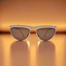 90s Vintage Derapage By Alberto Vitaloni Sunglasses Gold Frame Brown Lens Italy