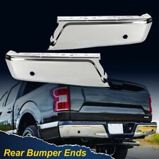Left Right Rear Bumper Face Bars Ends Chrome Fit For 2015-2020 Ford F-150