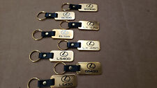 Lexus Gold Keychain With Lexus Black Emblem And Model Name