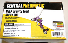 Central Pneumatic High Volume Low Pressure Gravity Feed Spray Gun With Regulator