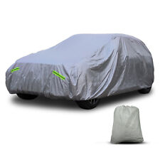 190-200 Universal For Car Cover Waterproof All Weather Fit Suv Length Silver