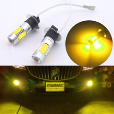 2 Golden Yellow H3 Led Fog Light Bulbs Car Truck Driving Fog Lamp Conversion Kit