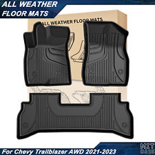 Car Floor Mats All Weather Liners Carpet For Chevrolet Trailblazer Awd 2021-2023