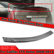 Car Rear Trunk Spoiler Wing Lip For Cadillac Cts 2008-13 Sedan Glossy Black Look