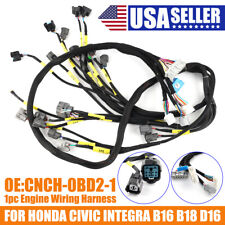 Tucked Engine Wire Harness Cnch-0bd2-1 For 92-00 Honda Civic Integra B16 B18 D16