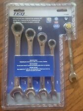 Teq Correct Pro By Gearwrench 5 Pc Ratcheting Combo Wrench Sae Set Tp93005 New