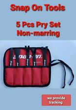 Snap On Tools 5 Pc Pry Bar Tool Set. Specialty Non-marring Material New Pbn500