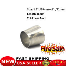 2.5 63mm To 3 76mm 201 Stainless Steel Weldable Exhaust Pipe Reducer Adapter