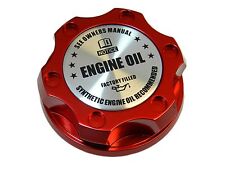 Red Synthetic Cnc Billet Engine Oil Filler Cap For Nissan Infiniti Sl