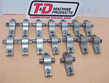 16 T D Shaft Aluminum Roller Rocker Arms 2.00 Ratio 1.850 Pivot Length Code J