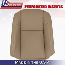 2003 To 2005 For Honda Pilot Driver Side Top Perforated Leather Seat Cover Tan