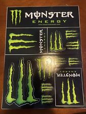 Monster Energy Sticker Page 12 Individual Decals 1 Sheet Is 12 In Length New