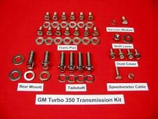 Gm Big Small Block Chevy Turbo 350 Transmission Bolts Polished Stainless Kit