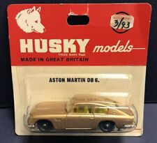 Rare Vintage 1960s Husky Models 22 Aston Martin Db 6 New In Blister Pack