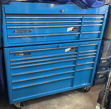 Blue Snap On Snapon Snap-on Tool Box 21 Drawers With Open Top Chest Piece