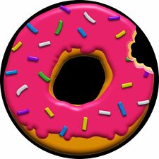 Doughnut Bite Pink Spare Tire Cover All Sizes Available-back Up Camera Optional