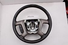 Gm Oem 2007-13 Silverado Sierra Tahoe Black Leather Steering Wheel Ebony
