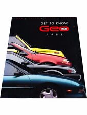 1991 Chevrolet Geo Metro Convertible Storm Sales Brochure - Prizm Toyota Nummi