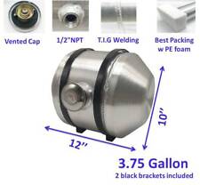 10x12 3 34 Gallon 12 Npt Center Fill Aluminum Spun Fuel Tank Gas Tank
