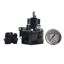 Black Pqy Fuel Injected Fuel Pressure Regulator With Boost Reference Anodized