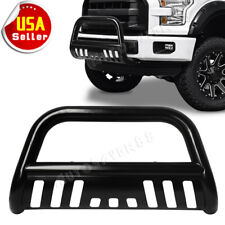 Bull Bar Push Brush Front Bumper Grille Guard For 2004-2022 Ford F-150 Black