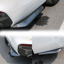 Rear Bumper Lip Diffuser Splitter Canard Protector Carbon Fiber Car Accessories