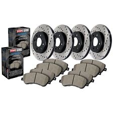 Stoptech Street-4 Wheel Disc Brake Kit Wcross-drilled Rotors For Is350 Gs350