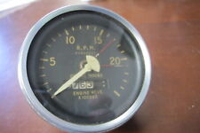 Vintage Mechanical Tachometer Gauge 429415 With Engine Hours 12