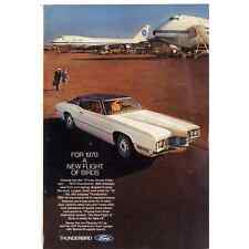 Vintage Print Ad - For The 1970 Ford Thunderbird And Zenith Chromacolor Tv