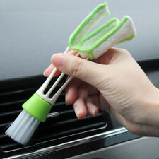 Green Car Plastic Cloth Brush Cleaning Air Conditioner Vent Cleaner Accessories