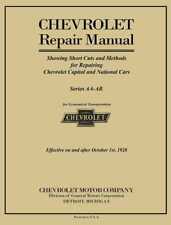 Service Manual For 1927-1928 Chevrolet Car Truck
