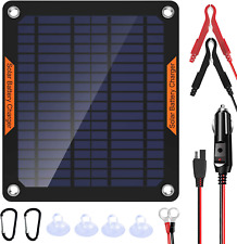 Waterproof Solar Battery Maintainer Car Rv Charger 12 Volt Tender Trickle 5w