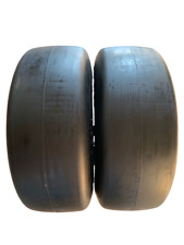 Two 13x5.00-6 Flat-free Commercial Lawn Mower Tires With Rim 500 Lbs Id 58