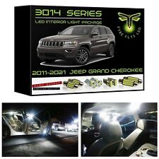 15 White Led Interior Lights Package Kit For 2011-2021 Jeep Grand Cherokee 3014