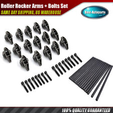 Roller Rocker Arms Pushrods Set For Chevrolet Gmc Ls 4.8l 5.3l 5.7l 6.0l 6.2l