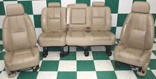 Note 07 Avalanche Tan Leather Heat Power Front Buckets Backseat Seats Set Oem
