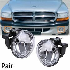 Pair Bumper Fog Light Driving Lamps For 2001-2004 Dodge Dakota 2001-2003 Durango