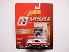 Hurst Muscle White Red 1969 Amc Scrambler Die-cast Car By Johnny Lightning